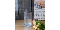 Vase rectangulaire en verre Hand Made Quality
